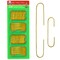 RNDs 300 Pack Ornament Hooks Christmas Tree Decorating Hangers- Metal Wire Ornament Hooks For Christmas Tree Decoration Hanging (Gold)